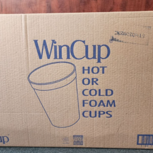 Wincup 12 oz White Foam Cup (Case)