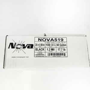 38x58 1.2 mil Black Trash bag (100 Per Case)