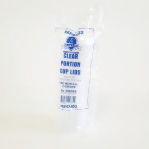 Empress Lid for 1.5oz 2oz and 2.5oz Plastic Portion Cup (case)